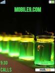 Download mobile theme Green Glass