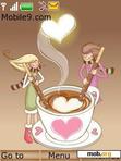 Скачать тему Love Coffee