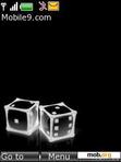 Download mobile theme black and white dices