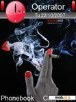 Download mobile theme Smoking Abstract