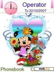 Download mobile theme Mickey In Love