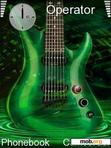 Download mobile theme Green Guitar