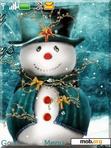 Download mobile theme Blu_snowman_animated