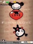 Download mobile theme funny love