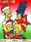 Download mobile theme Simpsons Xmas