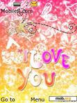 Download mobile theme animated_Love_you