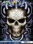 Download mobile theme Metal Skull