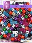 Download mobile theme Dice Colours