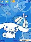 Download mobile theme Umbrella (Cinnamoroll)