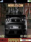 Download mobile theme black ferrari