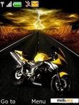 Download mobile theme Animated Motorbike