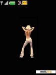 Download mobile theme Animated Girl Dancing