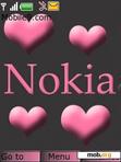 Download mobile theme Nokia Love