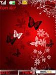 Download mobile theme butterfly red