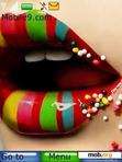 Download mobile theme candy lips