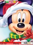 Download mobile theme Mickey Xmas Time