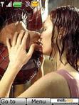 Download mobile theme Spiderman Kiss