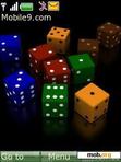 Download mobile theme Dice Colours