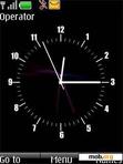 Download mobile theme Blackanimated Clock