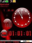 Download mobile theme XpressMusic Clock