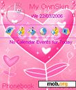 Download mobile theme love heart