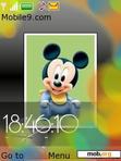 Download mobile theme Mickey Clock