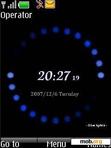 Download mobile theme Blackanimated Clock v.3