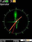 Скачать тему Blackanimated Clock v.4