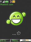 Download mobile theme green smile