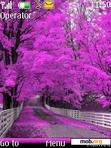 Download mobile theme purple forest