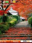 Download mobile theme autumn stairs