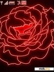 Download mobile theme neon rose