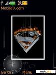 Download mobile theme Black Superman