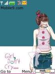 Download mobile theme Girl don't cry