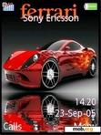 Download mobile theme animated ferrari 2008