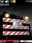 Download mobile theme road closed