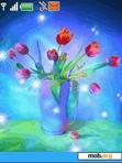 Download mobile theme animated flower