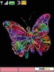 Download mobile theme animated butterfly