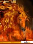 Download mobile theme fire horse