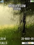 Download mobile theme Animated rain