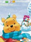 Download mobile theme Snow Pooh.nth