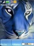 Download mobile theme blue tiger theme by drak_dee