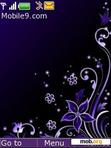 Download mobile theme purple design