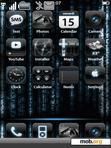 Download mobile theme Blue Matrix iPhone