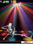 Download mobile theme dancing skeleton