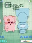 Download mobile theme Anime Pig