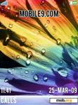 Download mobile theme Rainbow Flower