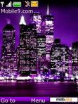 Скачать тему purple city