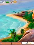 Download mobile theme animated beach