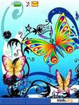 Download mobile theme animated butterfly